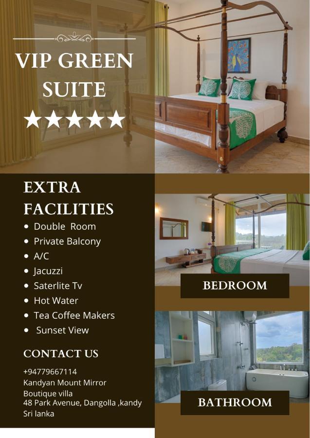 Kandyan Mount Mirror Boutique Villa Dış mekan fotoğraf